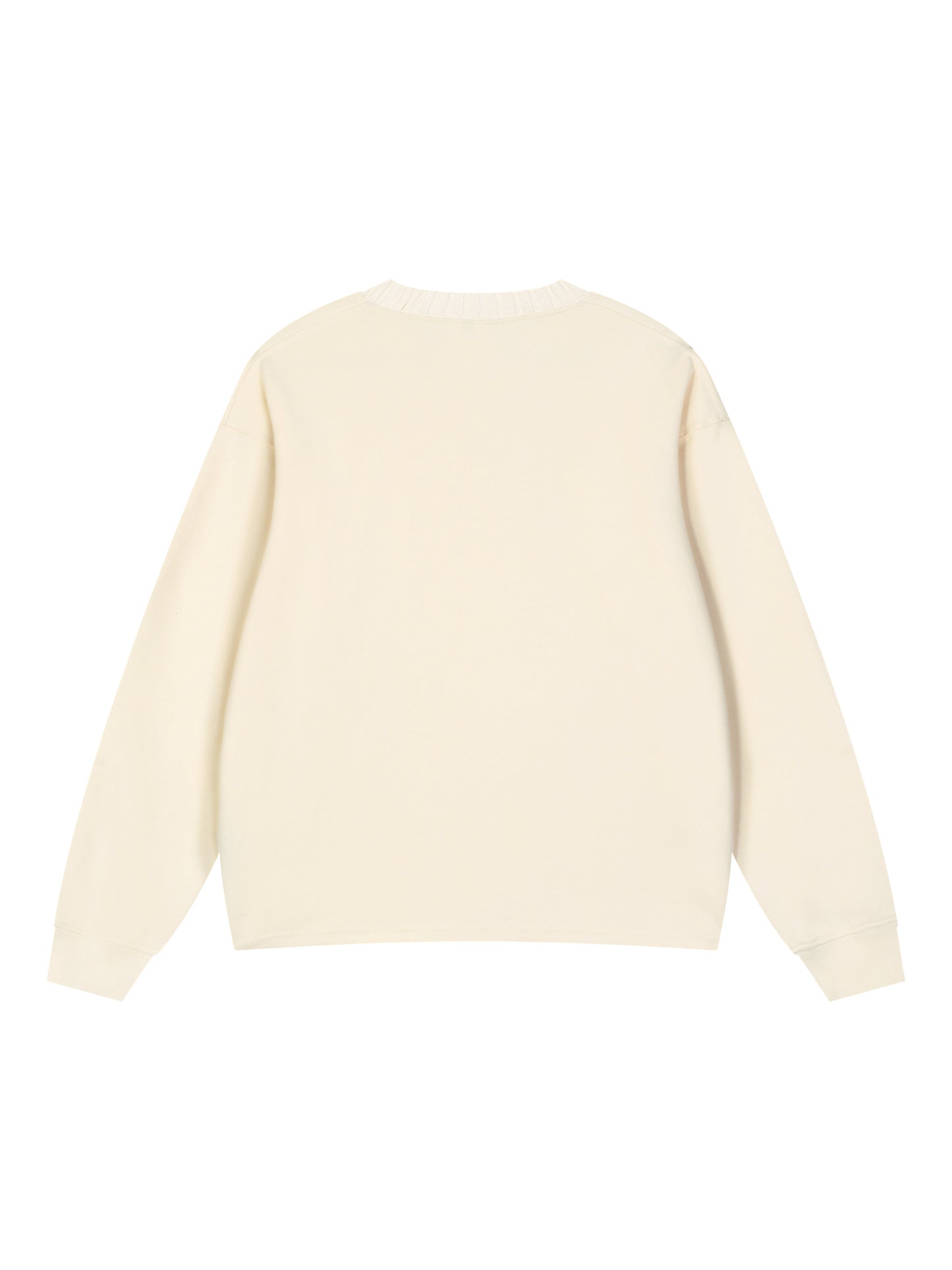 Knitted Round Neck Oversize Sweatshirt