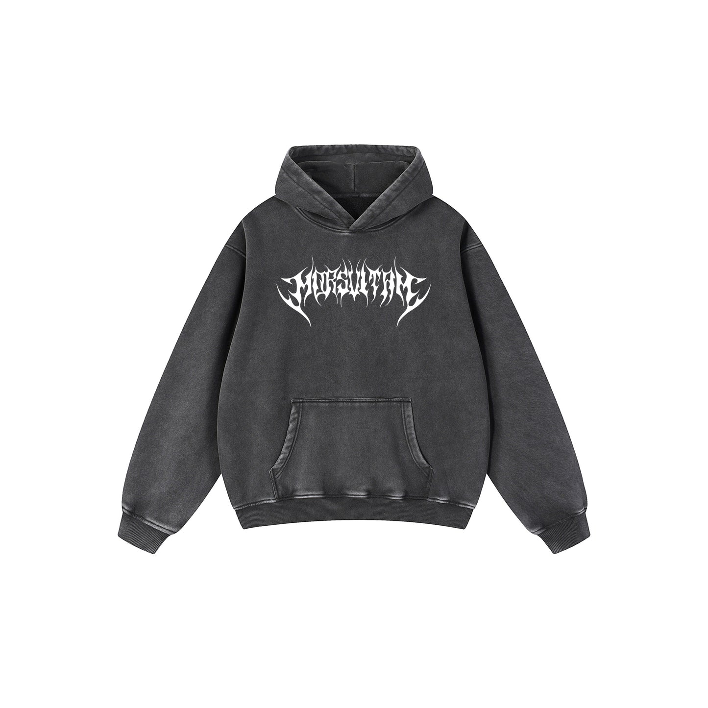 Snow Wash Fleece Oversize Hoodie