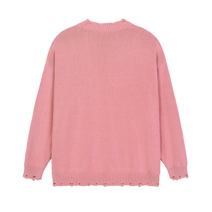 Vintage Washed Hand-Frayed Sweater 2