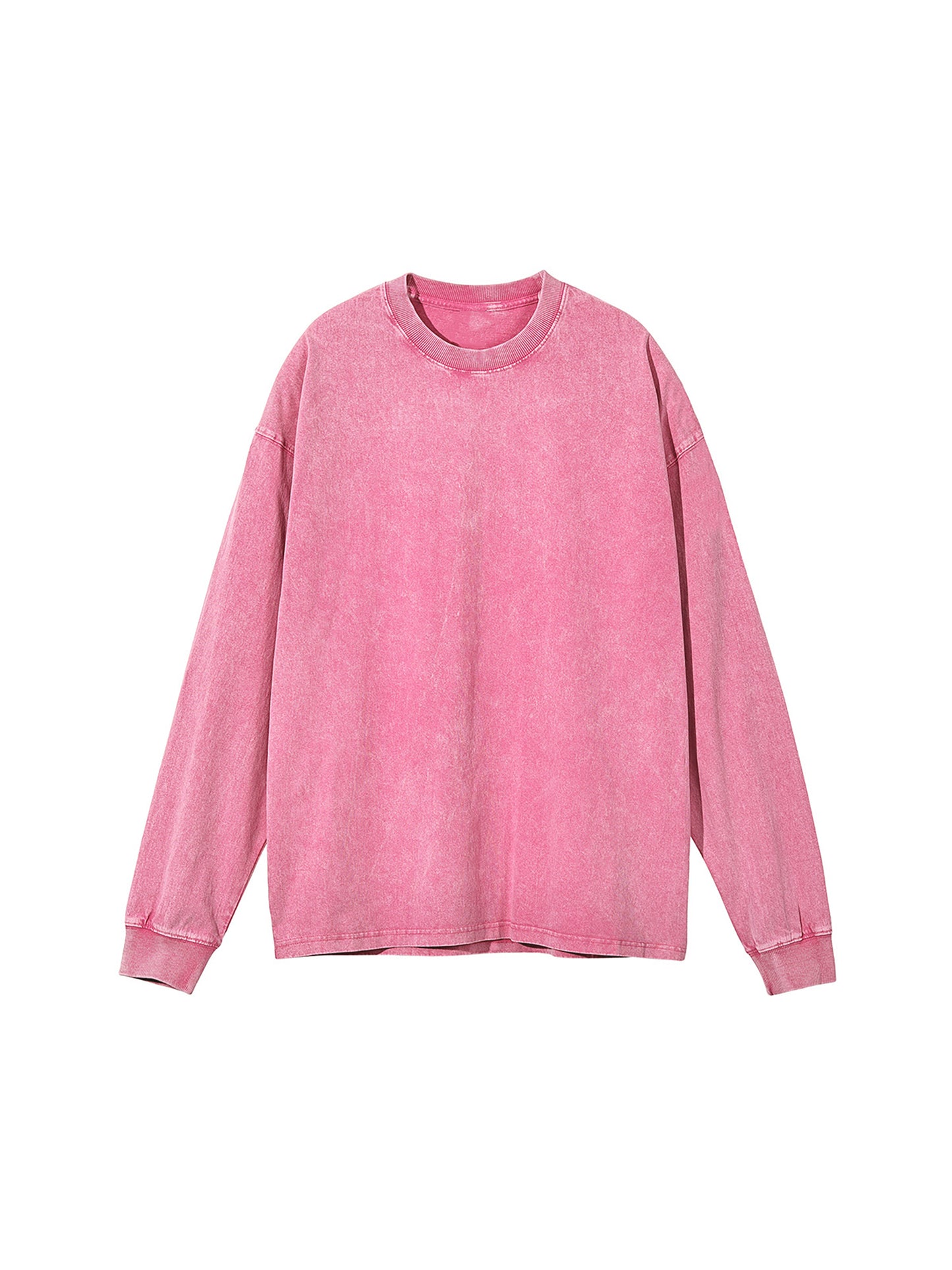 Acid Wash Oversize Long Sleeve T-Shirt