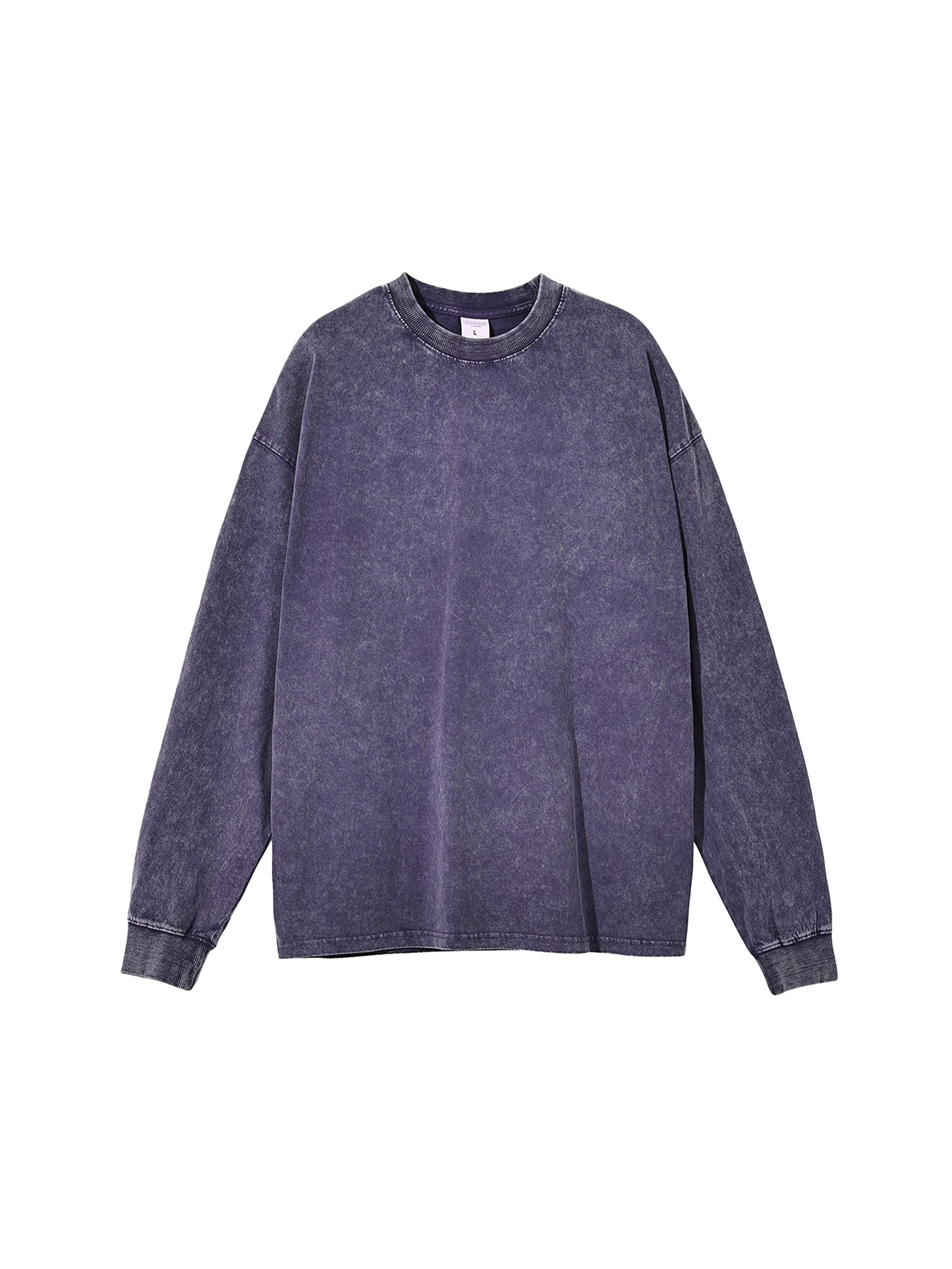 Acid Wash Oversize Long Sleeve T-Shirt