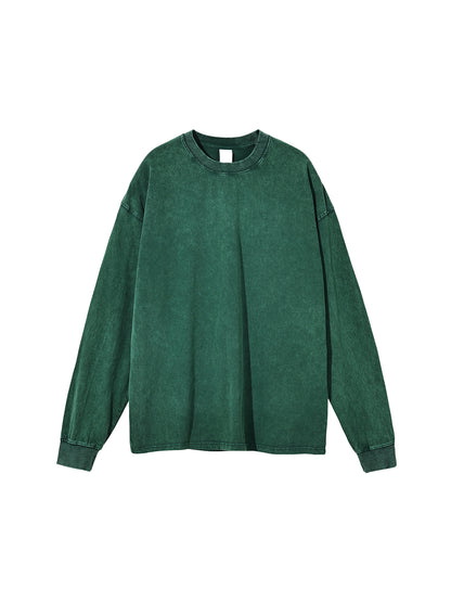 Acid Wash Oversize Long Sleeve T-Shirt