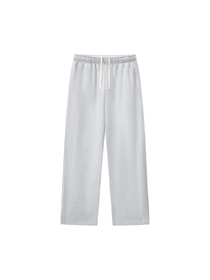 Contrast-Stitched Fleece Sweatpants