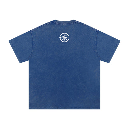 Unisex Snow Washed Oversized Cotton T-Shirt
