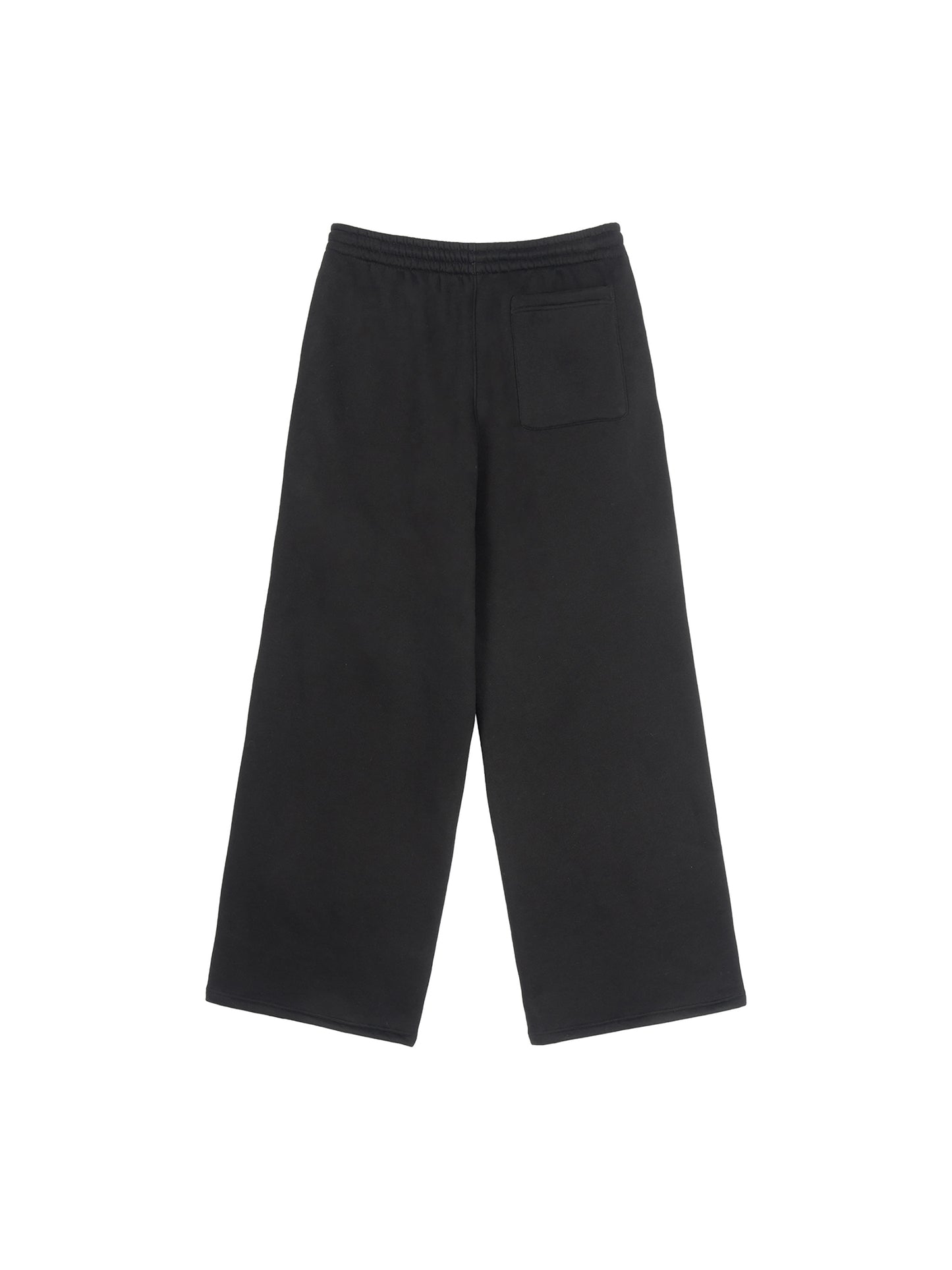 Fleece Drawstring Straight-Leg Sweatpants