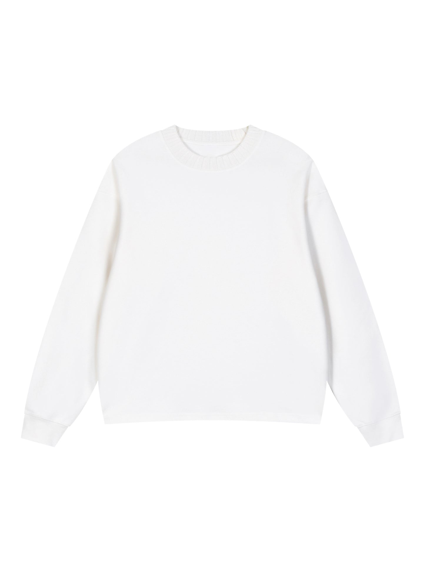 Knitted Round Neck Oversize Sweatshirt