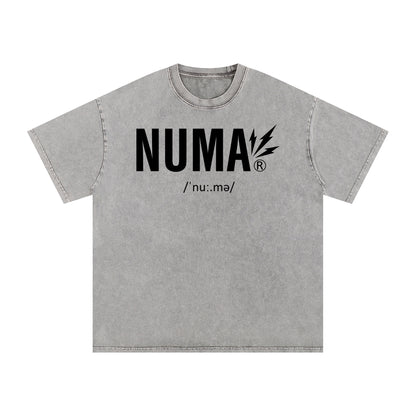 Unisex Snow Washed Oversized Cotton T-Shirt