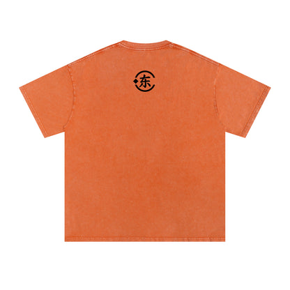 Unisex Snow Washed Oversized Cotton T-Shirt