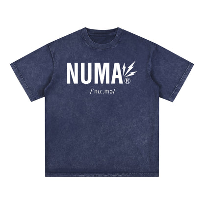 Unisex Snow Washed Oversized Cotton T-Shirt