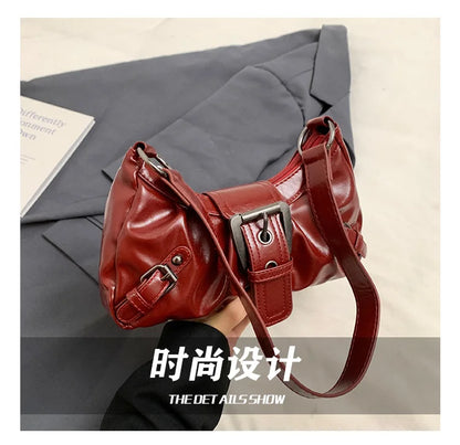 Y2K Buckle Underarm Bag