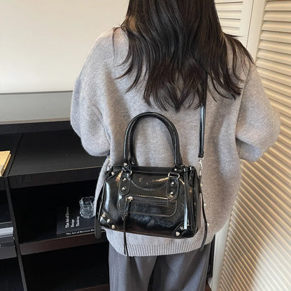 Y2K Studded Versatile Shoulder Bag