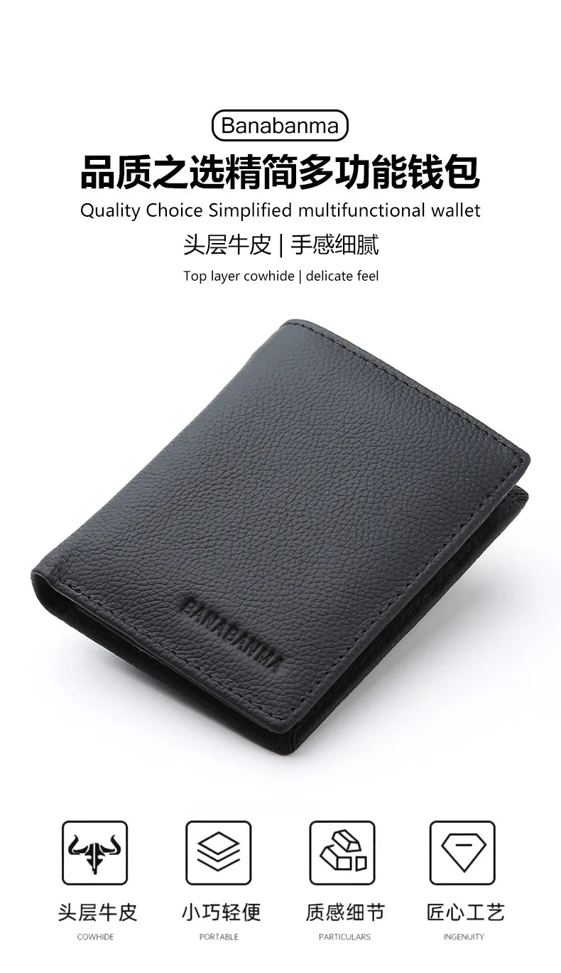 Top Grain Leather Bifold Wallet