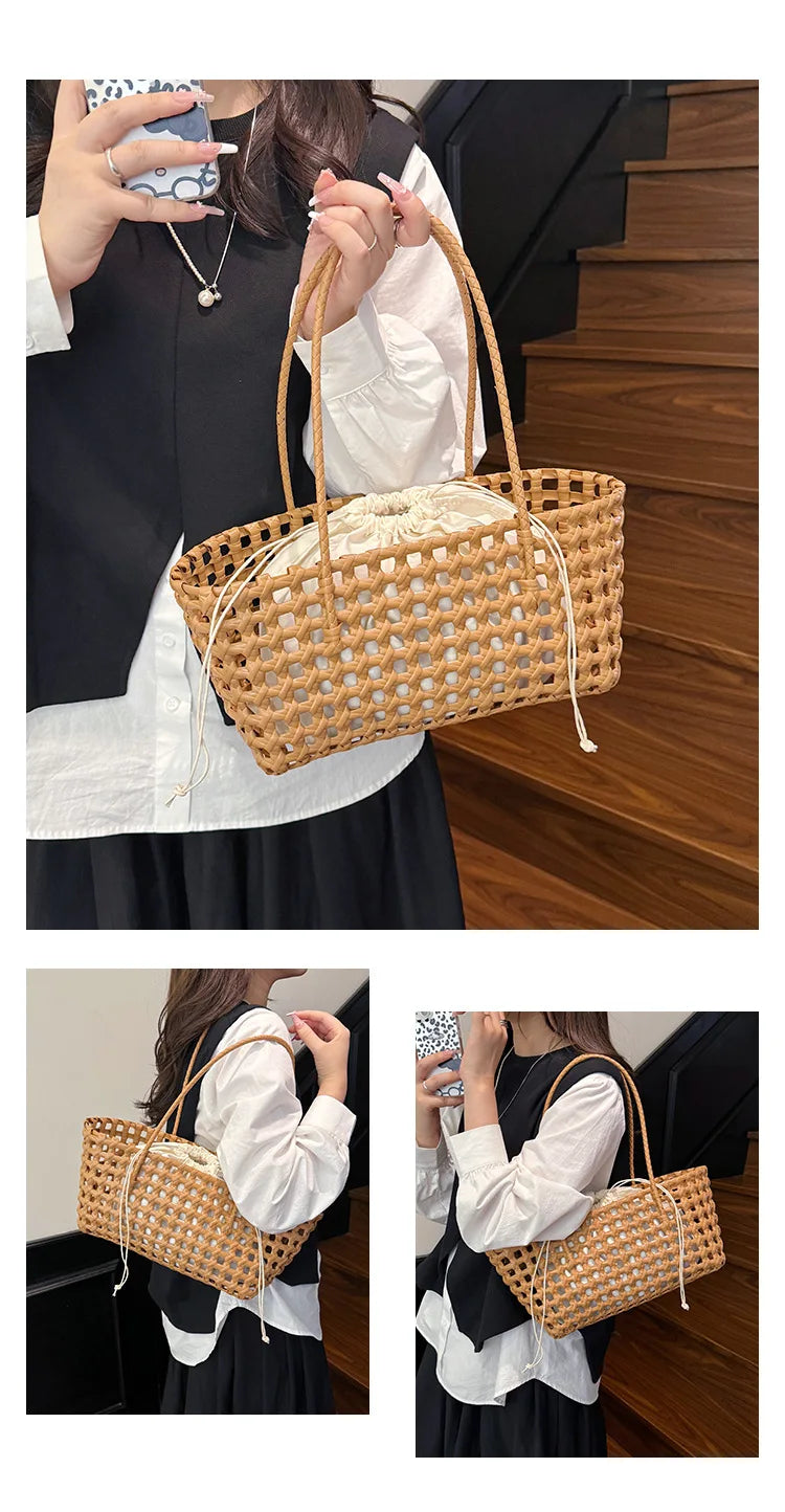 Handwoven Summer Beach Bag