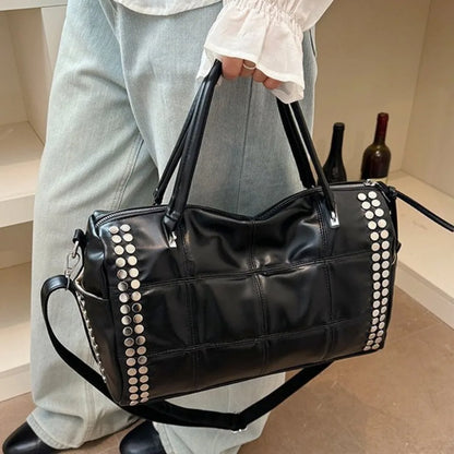 Convertible Studded Handbag