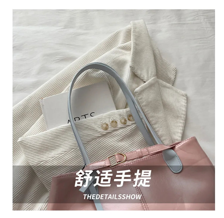 Minimalist Oversized Shoulder Bag
