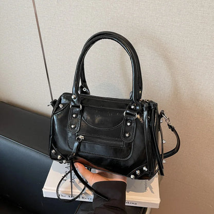 Y2K Studded Versatile Shoulder Bag