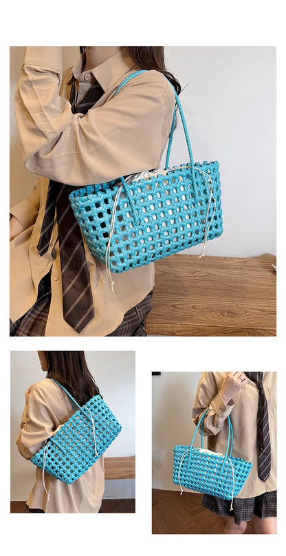 Handwoven Summer Beach Bag