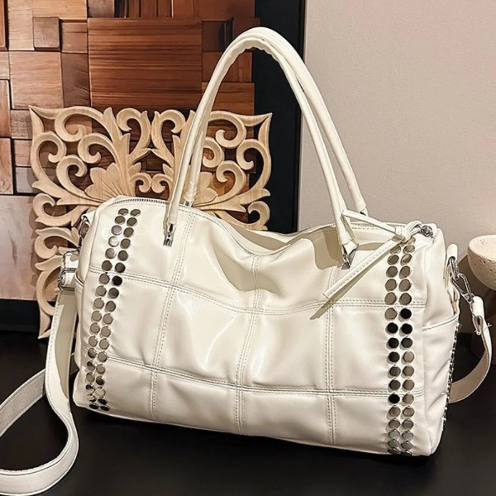 Convertible Studded Handbag