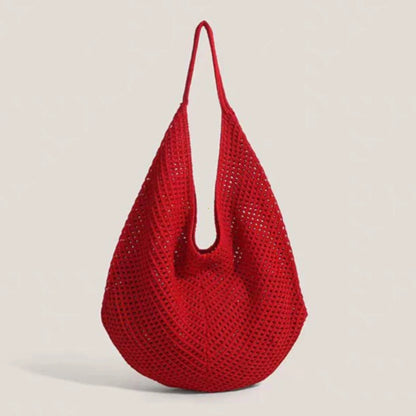Hollow Crochet Tote Bag