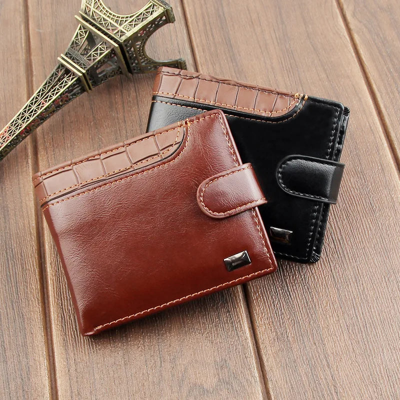 Crocodile Accent Bifold Wallet