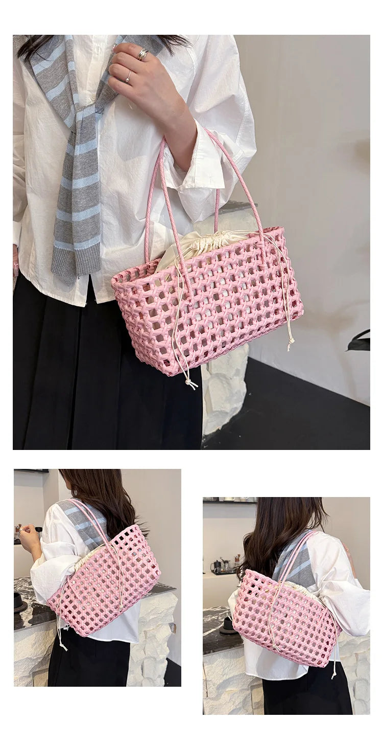 Handwoven Summer Beach Bag