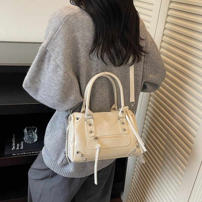 Y2K Studded Versatile Shoulder Bag