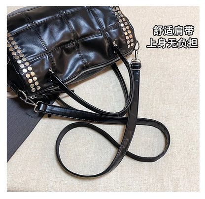 Convertible Studded Handbag