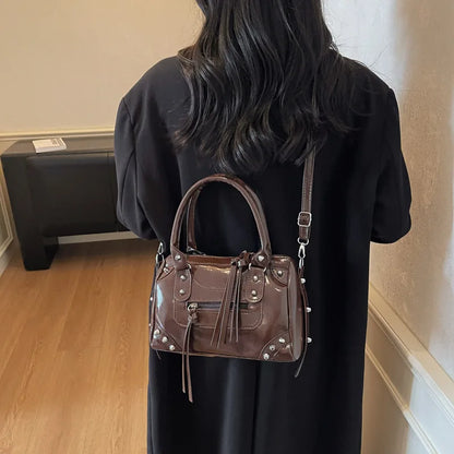 Y2K Studded Versatile Shoulder Bag