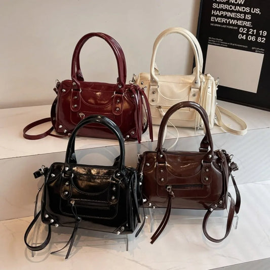 Y2K Studded Versatile Shoulder Bag