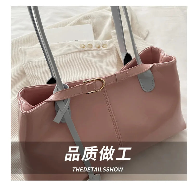 Minimalist Oversized Shoulder Bag