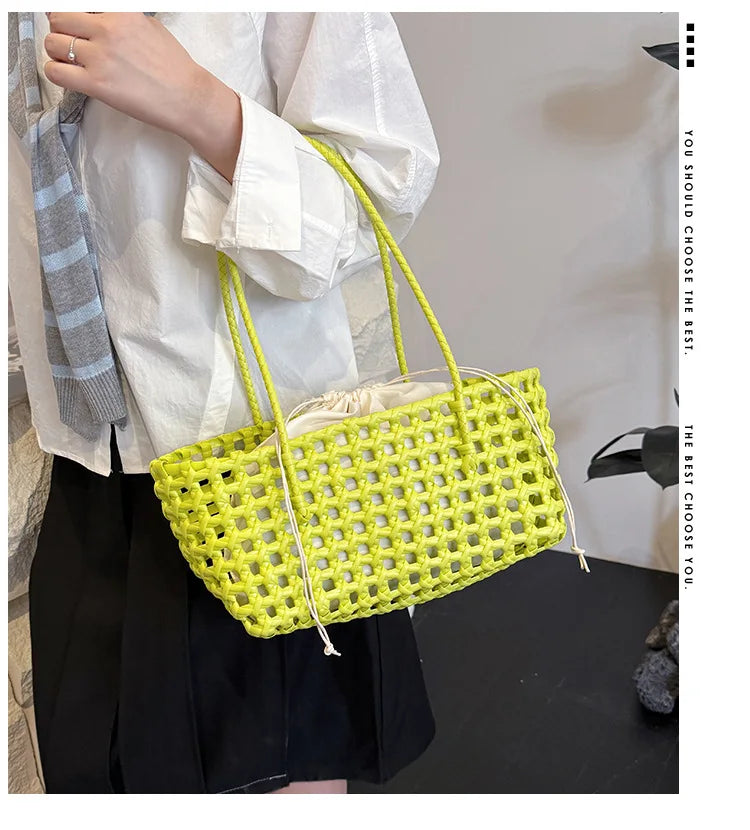 Handwoven Summer Beach Bag