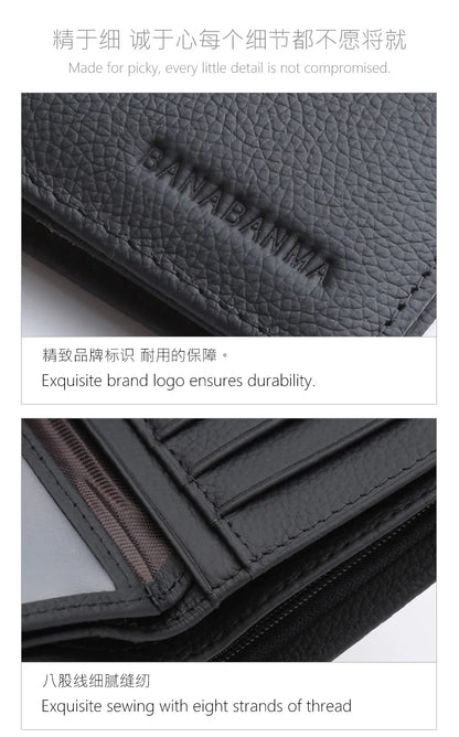 Top Grain Leather Bifold Wallet