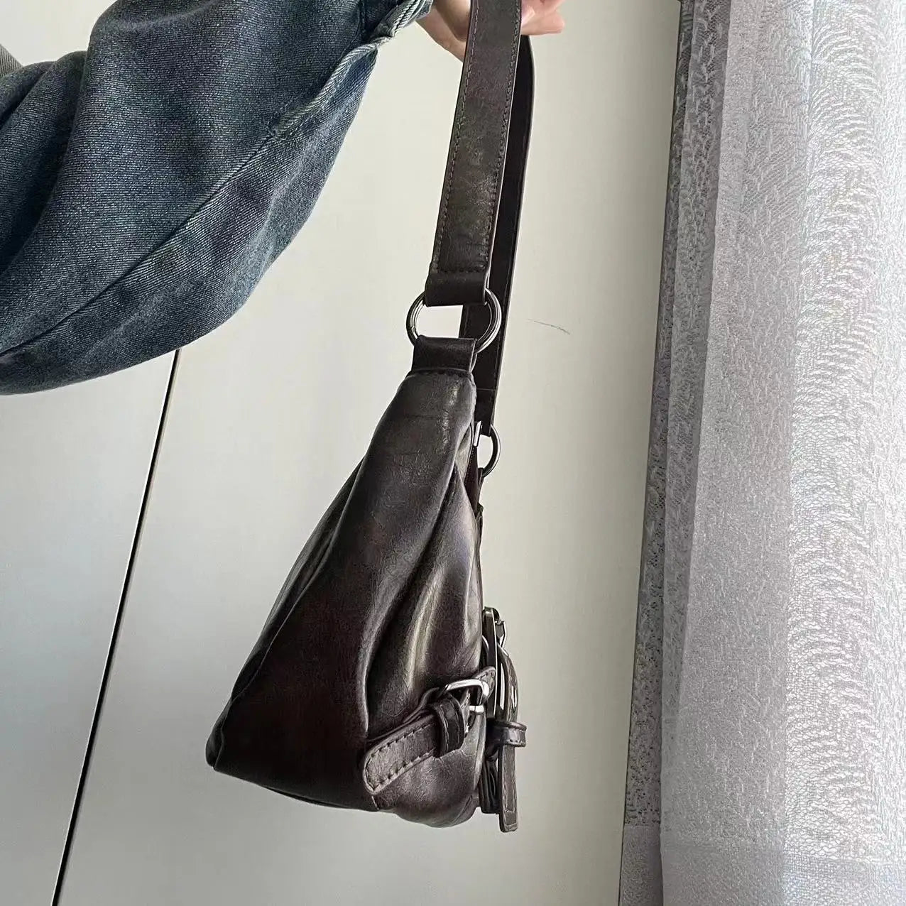 Y2K Buckle Underarm Bag