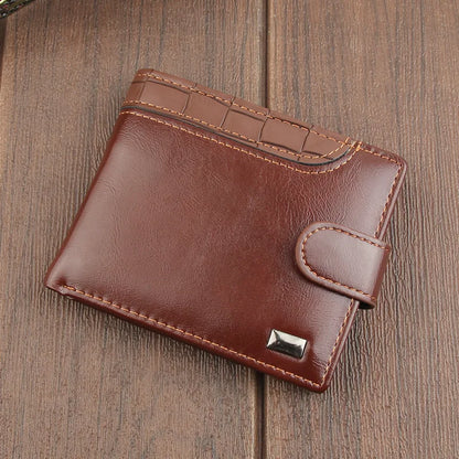 Crocodile Accent Bifold Wallet