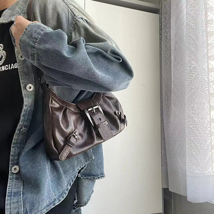 Y2K Buckle Underarm Bag