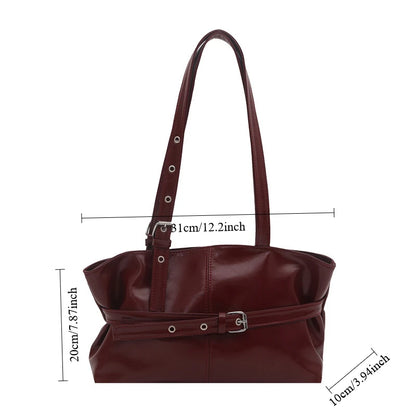 Numa Glossy Patent Tote