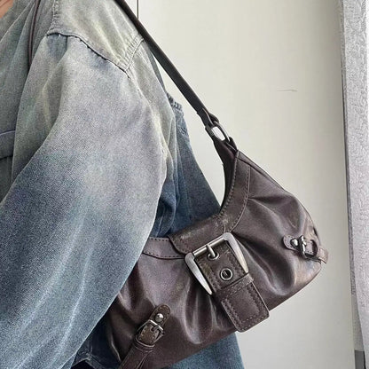 Y2K Buckle Underarm Bag