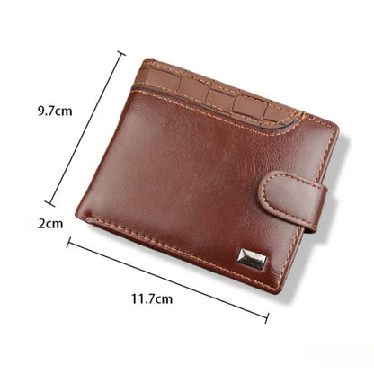 Crocodile Accent Bifold Wallet