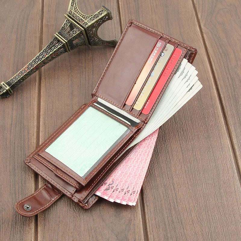 Crocodile Accent Bifold Wallet