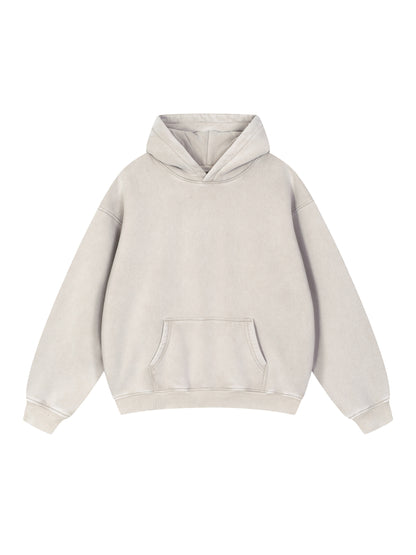 Snow Wash Fleece Oversize Hoodie