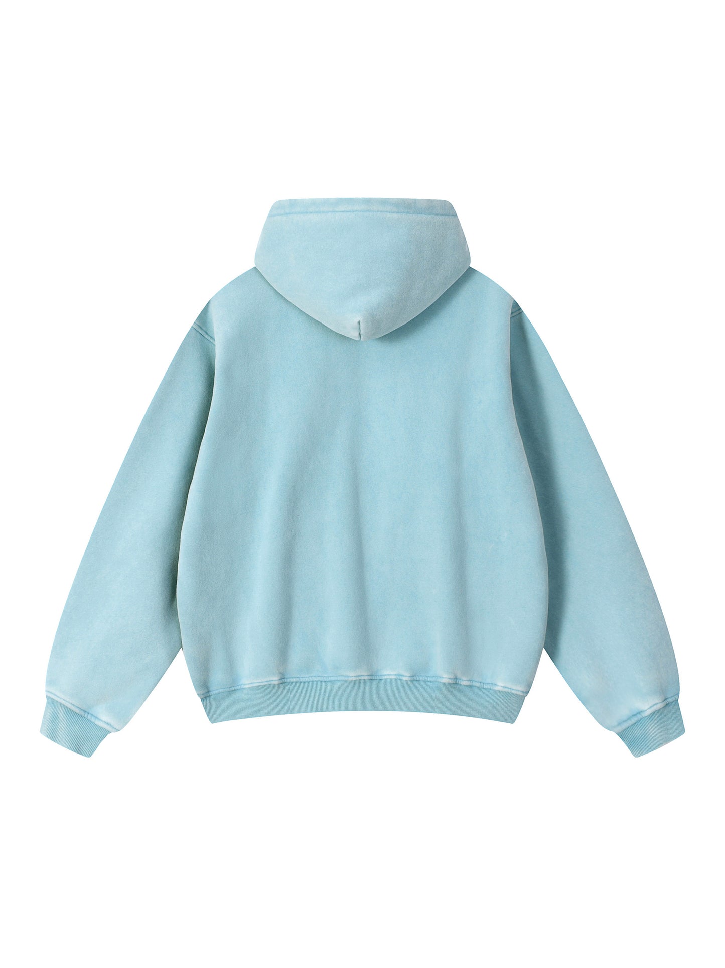Snow Wash Fleece Oversize Hoodie