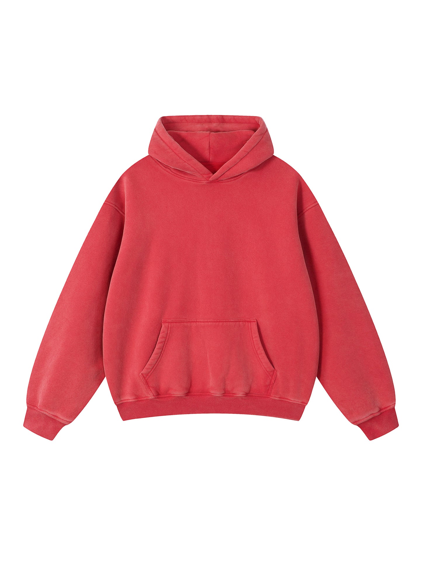 Snow Wash Fleece Oversize Hoodie