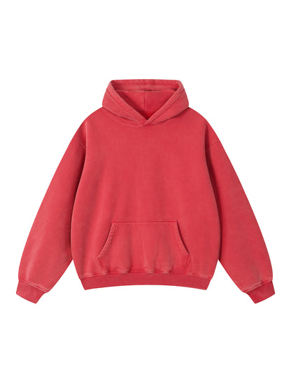 Snow Wash Fleece Oversize Hoodie