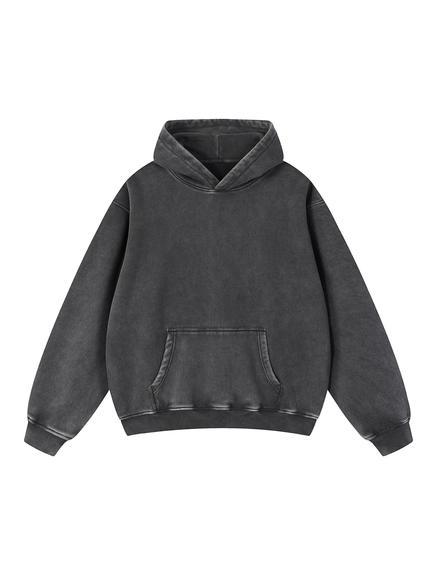 Snow Wash Fleece Oversize Hoodie
