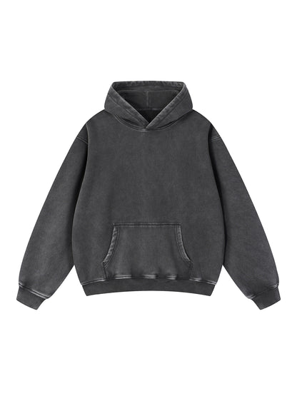Snow Wash Fleece Oversize Hoodie