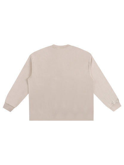 Snow Washed Frayed Edge T-Shirt