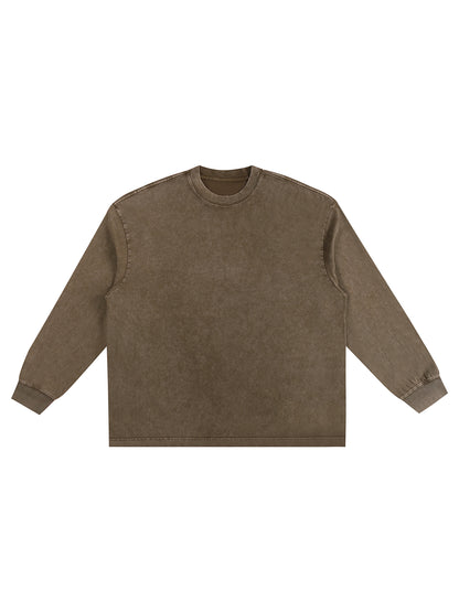 Snow Washed Frayed Edge T-Shirt