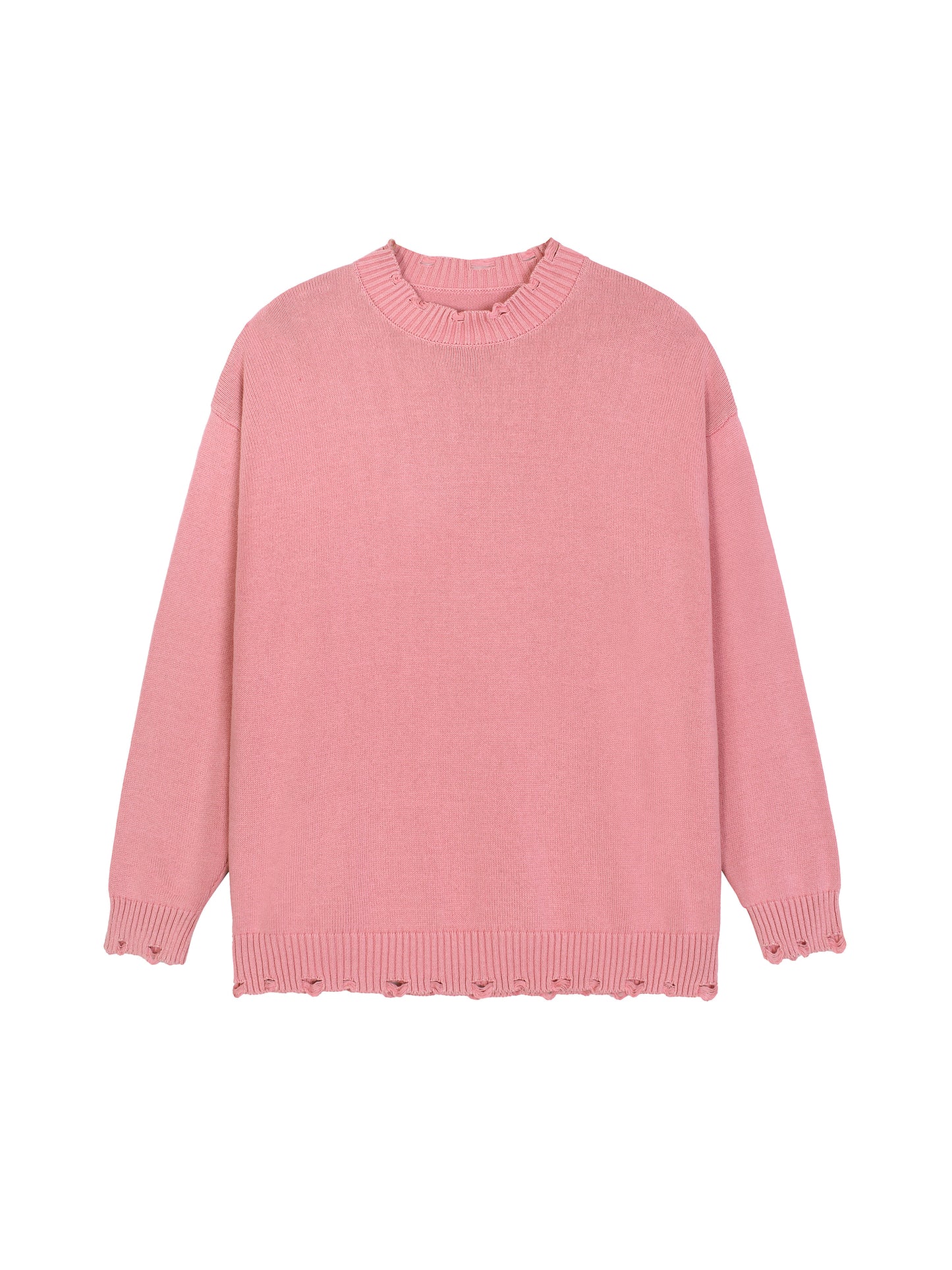 Vintage Washed Hand-Frayed Sweater