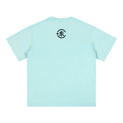 Unisex Snow Washed Oversized Cotton T-Shirt