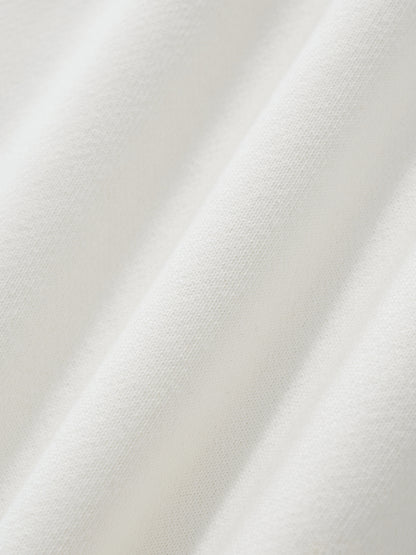 Raw-Hem Color-Block Raglan Crop Sweatshirt